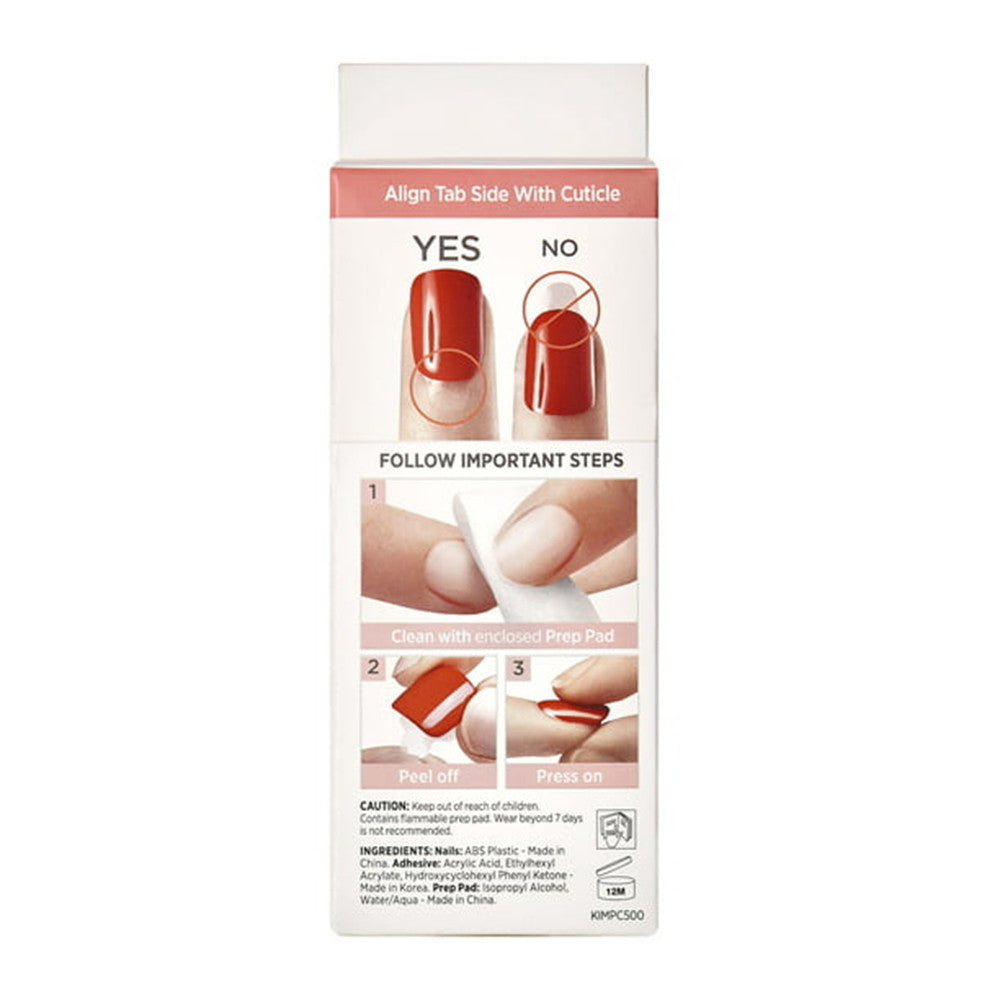 Kiss imPRESS Press on Manicure So French Medium, 30 Ea