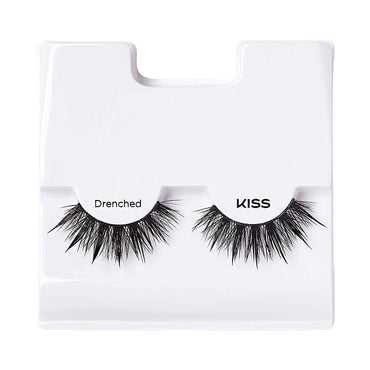 Kiss Lash Drip Spiky Wet EffeEa Lashes, Drenched, 1 Pr