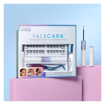 Kiss Falscara False Eyelash Special Edition Starter Kit, 24 Lash Wisps, 1 Ea