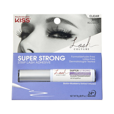 Kiss Lash Couture Strip Lash Adhesive Clear, 1Ea
