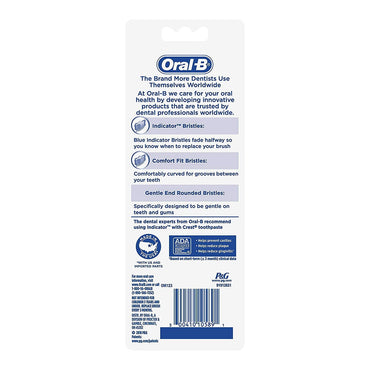 Oral-B Indicator Color Collection Manual Toothbrush Medium, 4 Ct