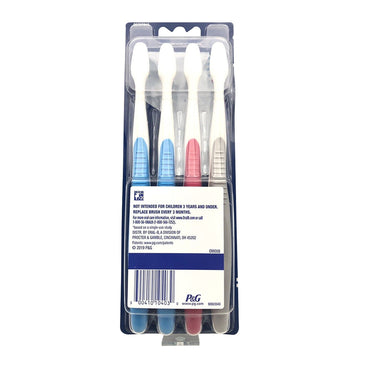 Oral-B CrossAction Deep Reach Manual Toothbrush Soft, 4 Ct