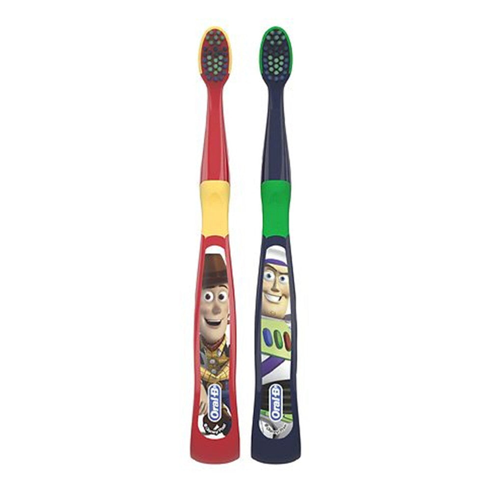 Oral-B Kids Manual Toothbrush Featuring Disney and Pixar's , 2 Ea