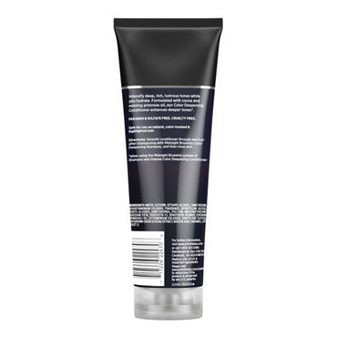 John Frieda Midnight Brunette Visibly Deeper Conditioner with Primrose Oil, 8.3 Oz