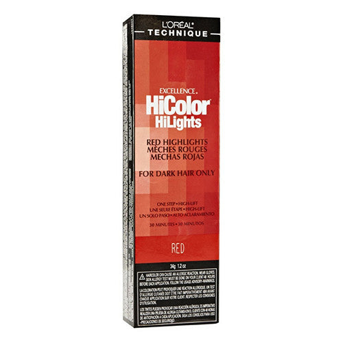 Loreal Excel Hicolor Hilights Red, 1.2 Oz