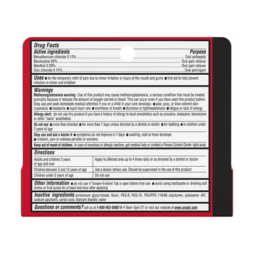 Orajel Severe Formula Toothache Pain Relief Remedy - 0.33 Oz