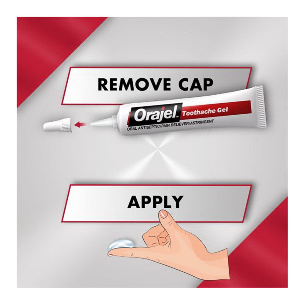 Orajel Maximum Strength Toothache Relief Gel - 1/3 Oz
