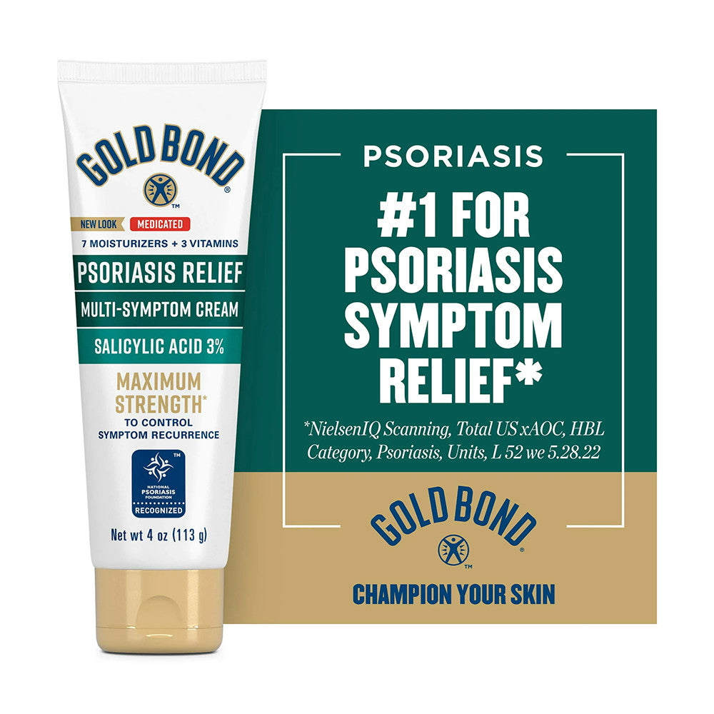 Gold Bond Ultimate Multi-Symptom Psoriasis Relief Cream, 4 Oz