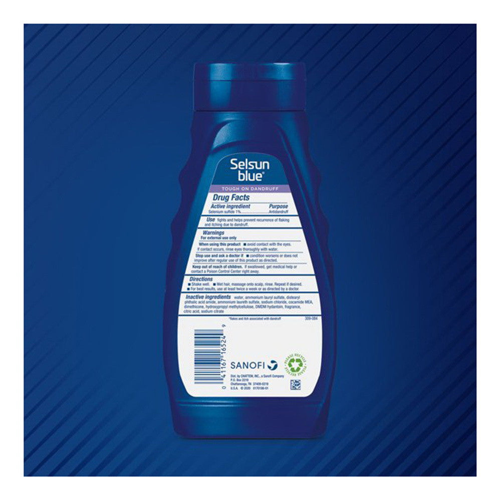 Selsun Blue Shampoo Naturals Dandruff 2-In-1 Strength, 11 Oz