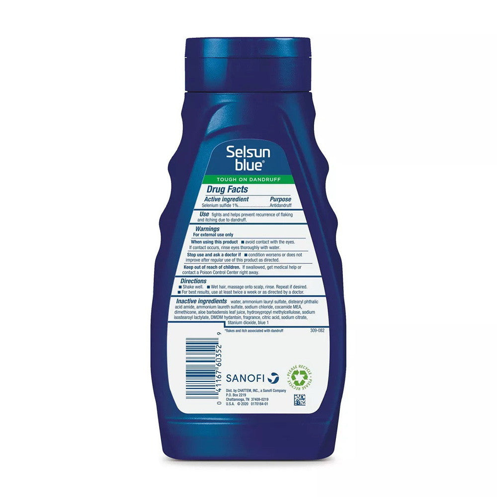 Selsun Blue Dandruff Shampoo Moisturizing - 11 Oz