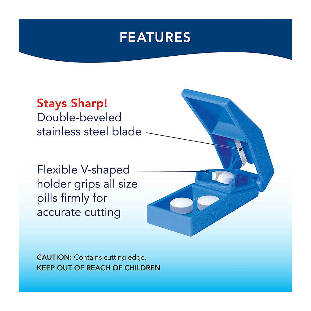 Apex Pill Splitter, Assorted Color, Model No : 70028 - 1 Ea