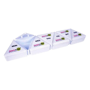Apex 7 Day Triangular Detach N Go Pill Organizer, 1 Ea