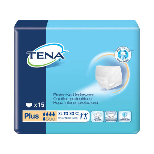 Tena Protective Underwear Plus Absorbency, Size: XL, 15 Ea