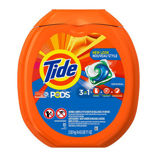 Tide Pods Original Scent Laundry Detergent 81 Count, 4 Pack