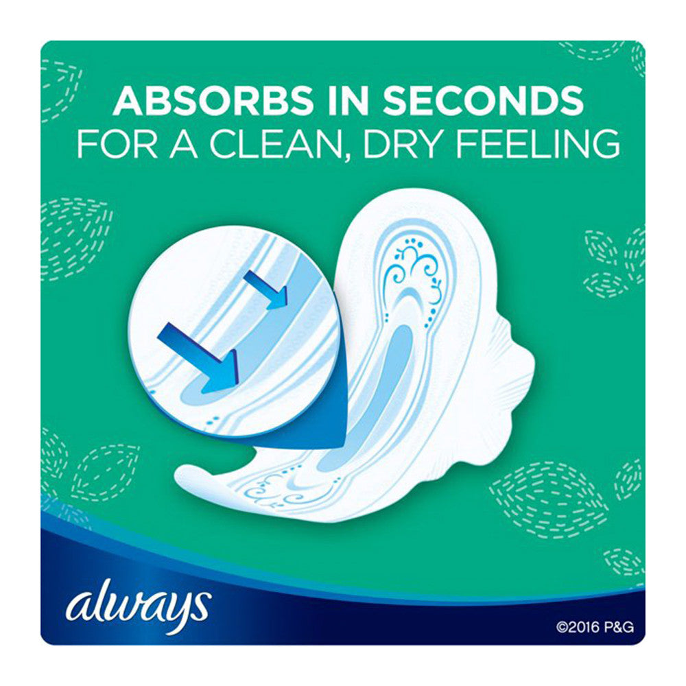 Always Ultra Thin Maxi Pads With Flexi-Wings, Regular - 10 Ea