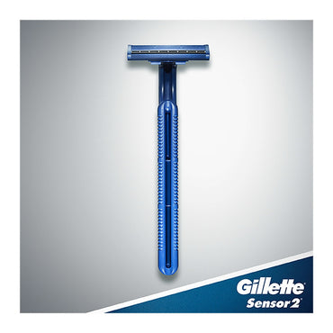 Gillette Sensor 2 Lubrastrip Pivoting Head Men's Disposable Razors, 12 Ea, 12 Pack