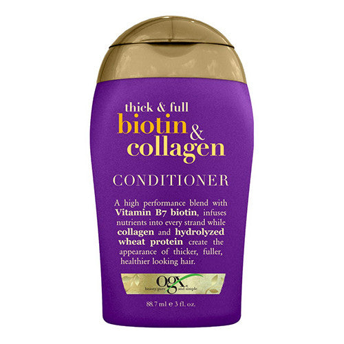OGX Thick and Full Biotin and Collagen Hair Conditioner, 3 Oz