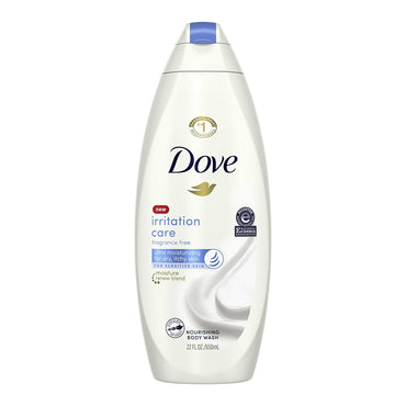 Dove Beauty Irritation Care Fragrance Free Body Wash, 22 Oz