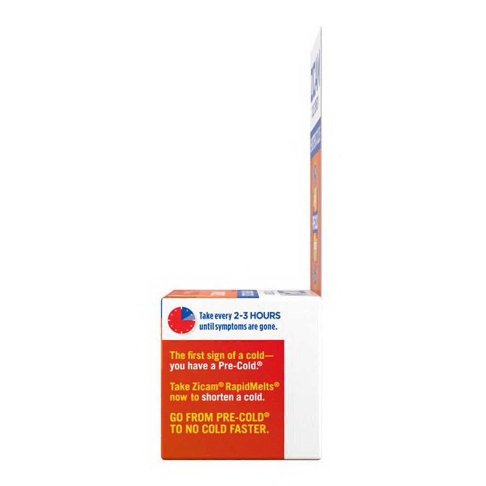 Zicam Cold Remedy Rapid Melts With Echinacea Tablets, Lemon Lime, 25 Ea
