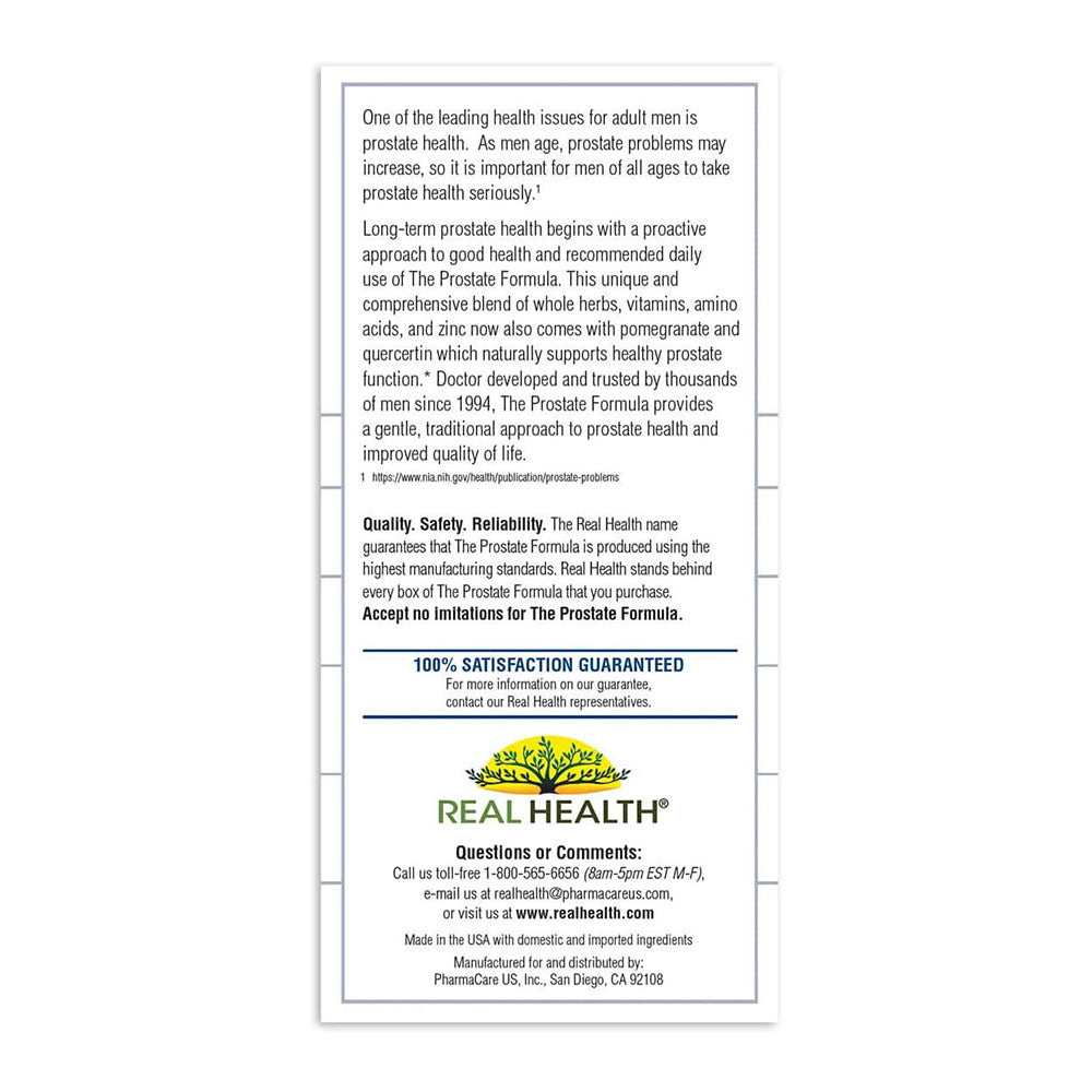 Real Health Prostate Formula Tablets With Saw Palmetto - 270 Ea