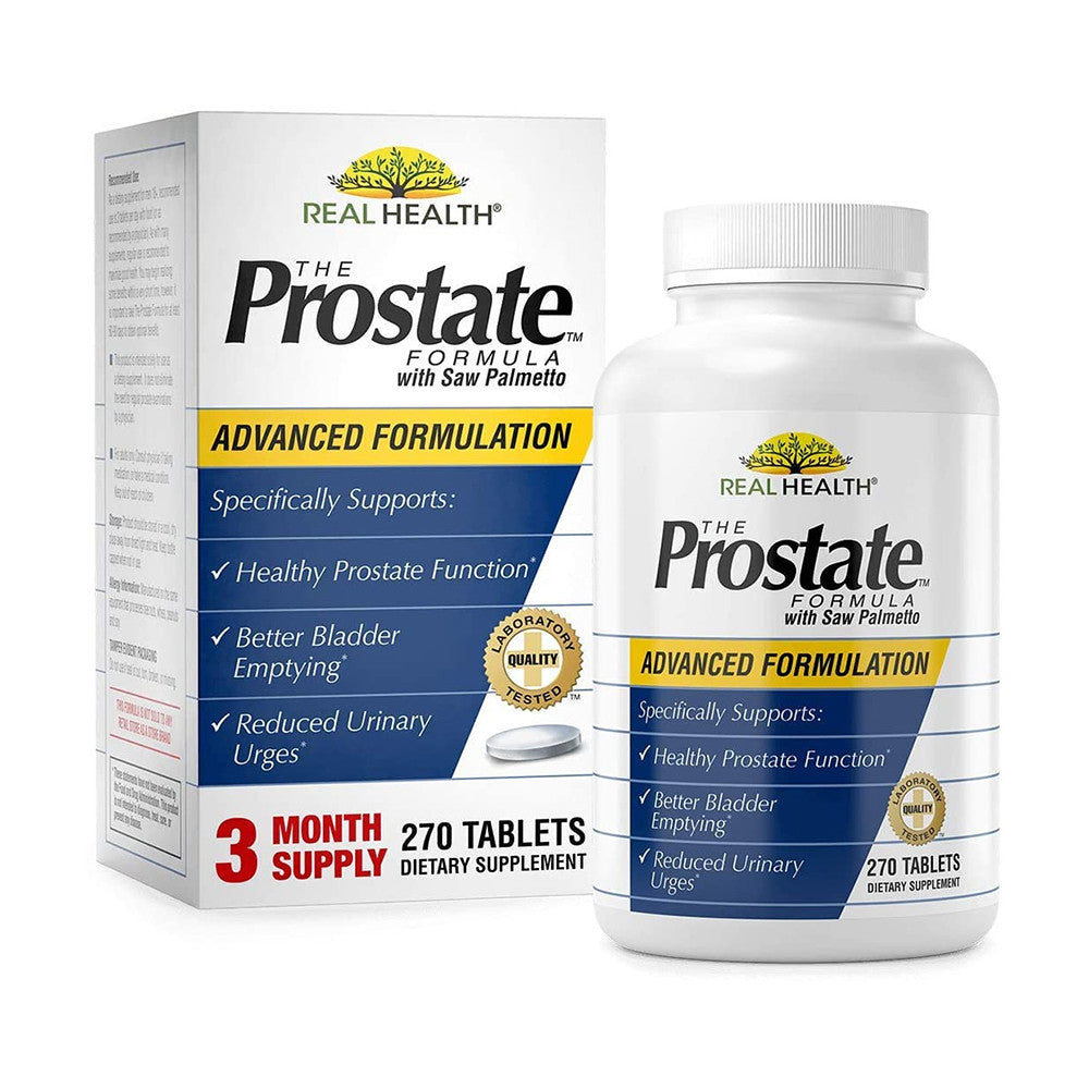 Real Health Prostate Formula Tablets With Saw Palmetto - 270 Ea