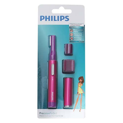 Philips Norelco Precision Perfect Battery Operated Trimmer For Women, HP6390, 1 Ea