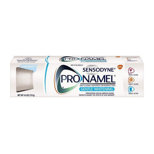 Sensodyne Pronamel Daily Fluoride Toothpaste For Sensitive Teeth, Gentle Whitening, 4 Oz