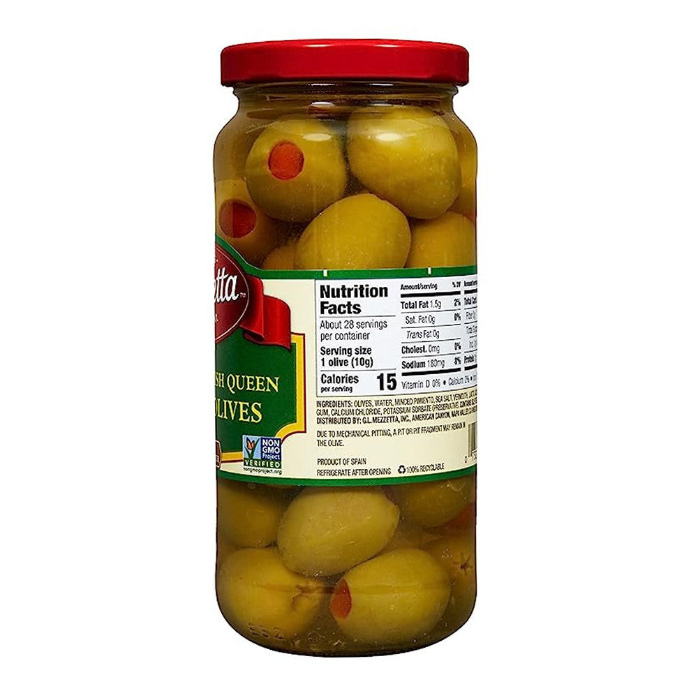 Mezzetta Imported Spanish Queen Martini Olives, 10 Oz