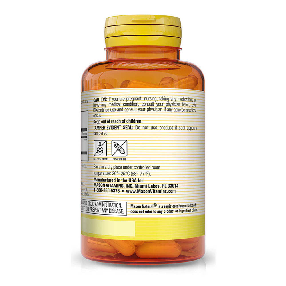 Mason Natural Cats Claw 500 Mg Premium Herbal Supplement Capsules - 60 Ea