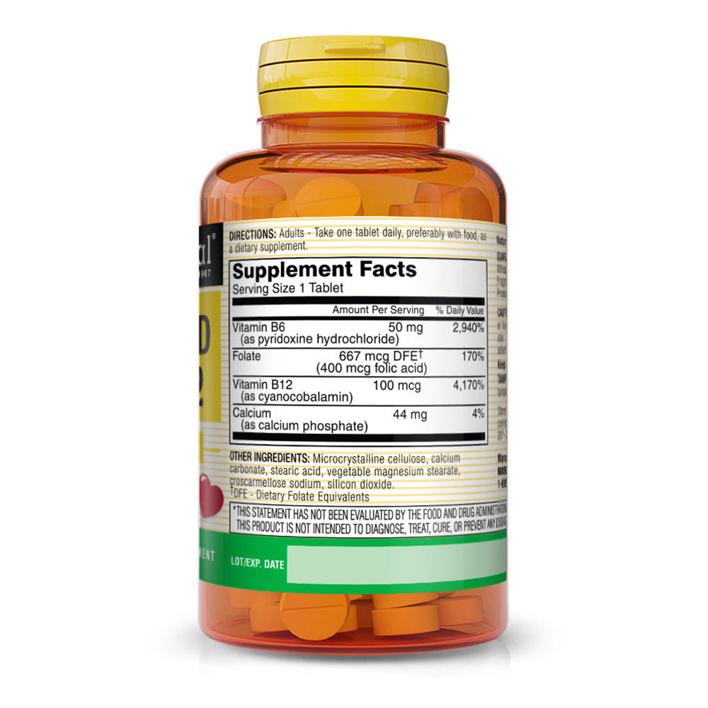 Mason Natural Folic Acid B-6 And B-12 Tablets - 90 Ea