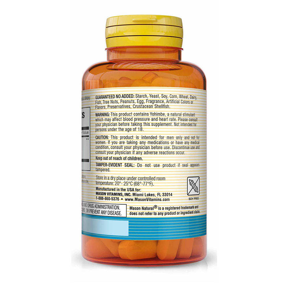 Mason Natural Super Strength Yohimbe 800 Mg For Sexual Health Tablets - 30 Ea