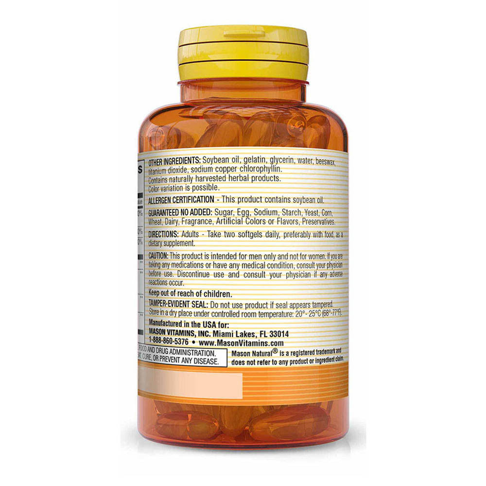 Mason Natural Prostate Softgels, Nighttime Urinary Frequency - 30 Ea