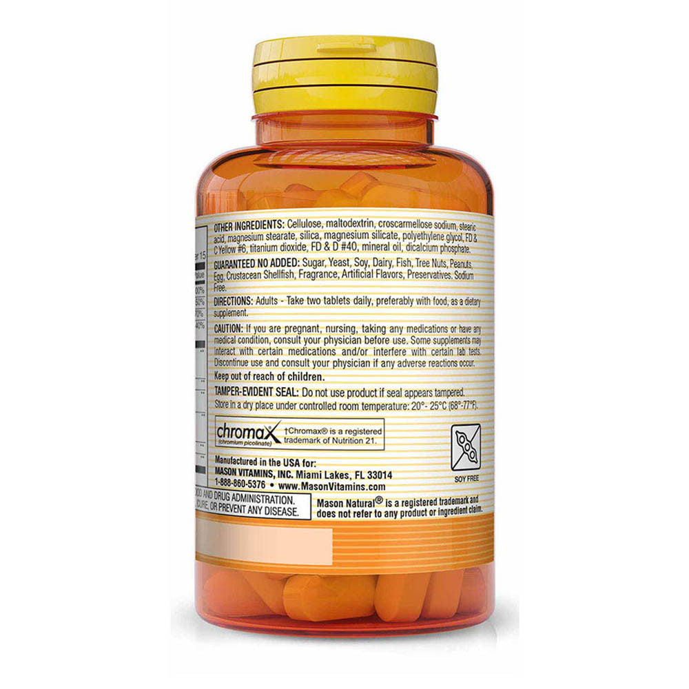 Mason Natural Blood Sugar Balance Tablets By Mason, 30 Ea