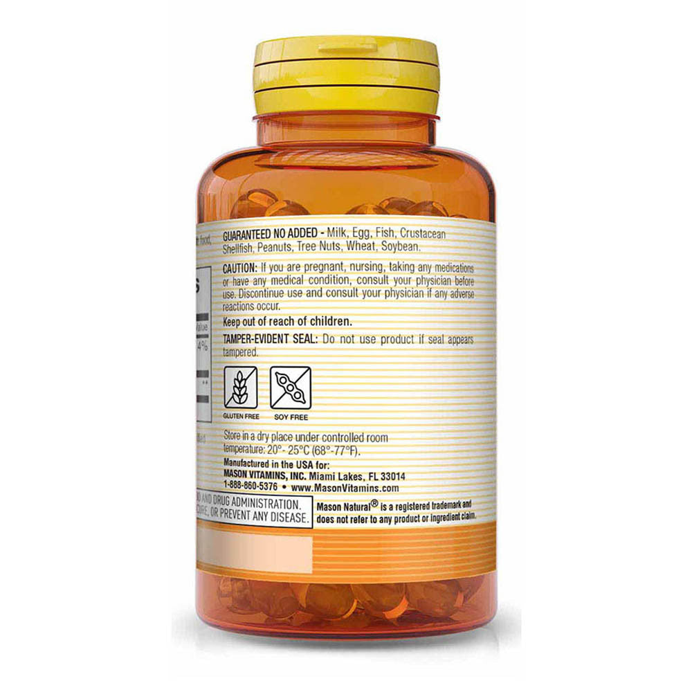 Mason Natural Lutein 6Mg Antioxidant Softgels, Cholesterol Free, 60 Ea