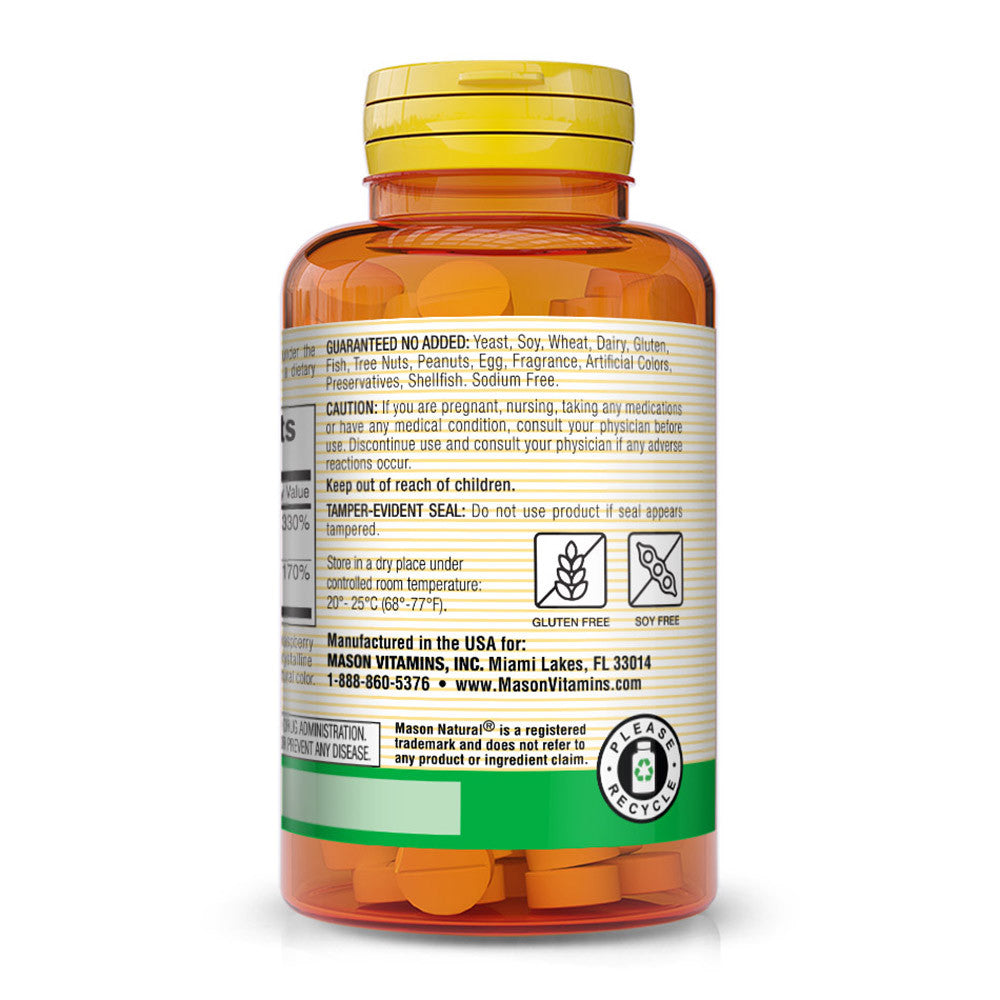 Mason Naturals Vitamin B-12 5000 Mcg Sublingual Tablets - 30 Ea