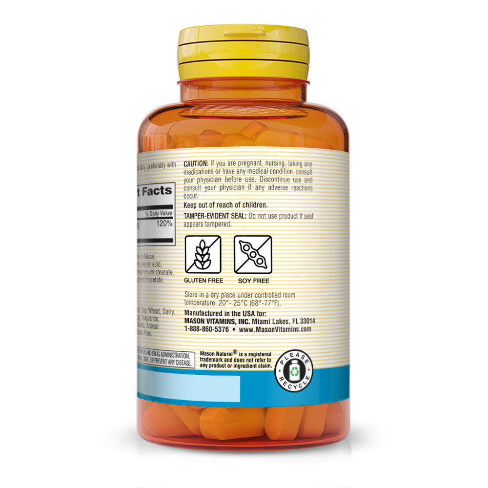 Mason Natural Magnesium 500 Mg Extra Strength Tablets - 100 Ea