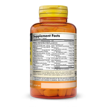 Mason Natural Mens Daily Formula Equivalent To One A Day Mens Brand Tablets - 100 Ea