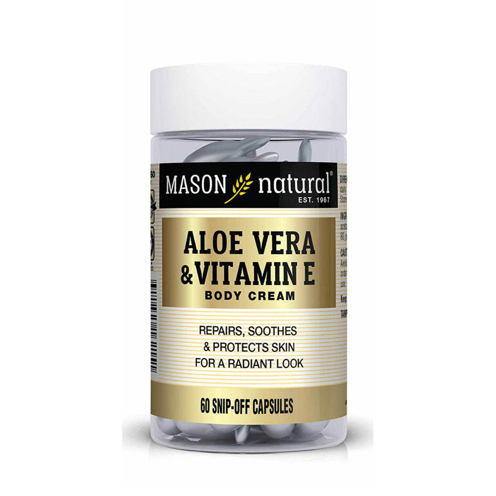 Mason Natural Aloe Vera With Vitamin E Snip Off Tablets - 60 Ea