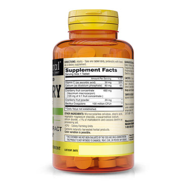 Mason Natural Highly Concentrated Cranberry With Probiotic Tablets - 60 Ea