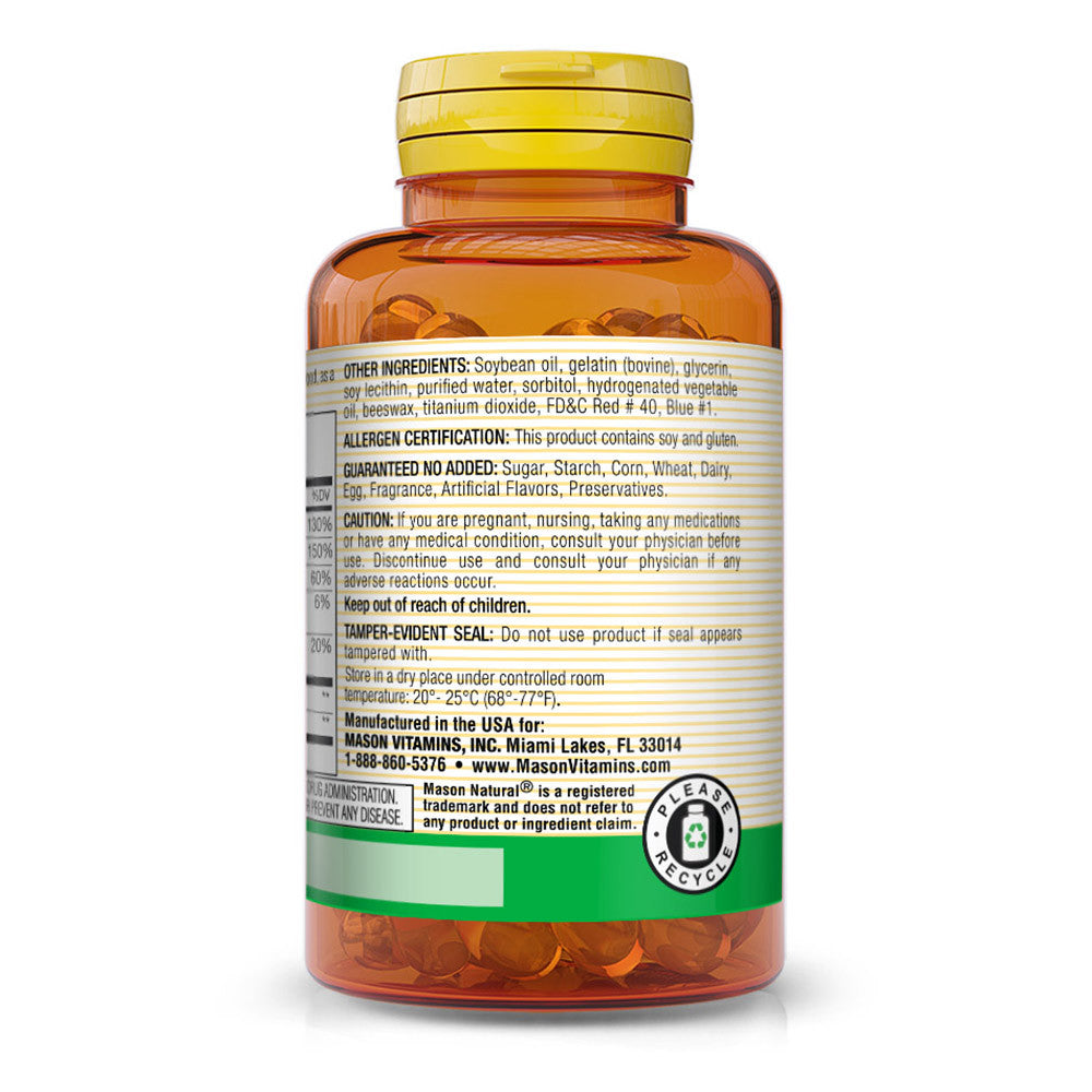 Mason Naturals B-Complex Softgels - 100 Ea
