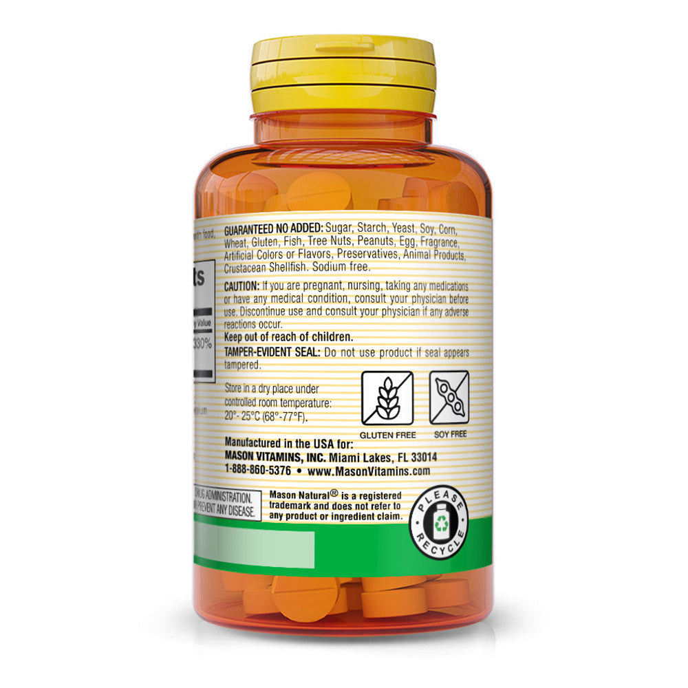 Mason Natural Folic Acid 800 Mcg Tablets - 100 Ea