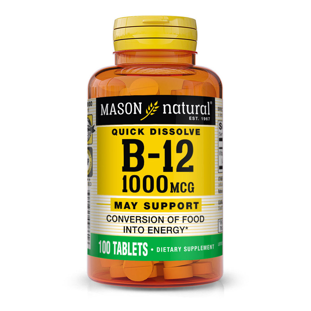 Mason Natural Vitamin B-12 1000 Mcg Sublingual Tablets - 100 Ea
