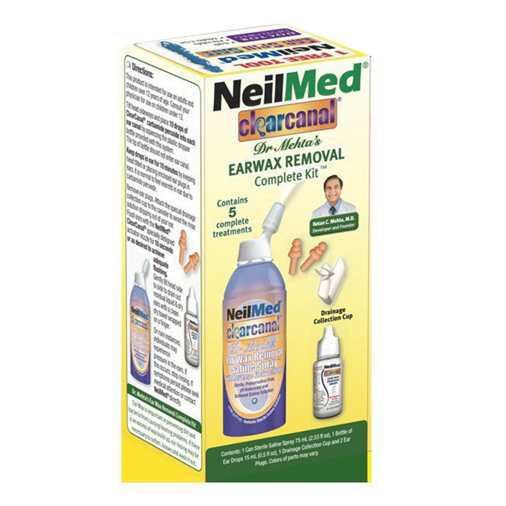 NeilMed Clearcanal Ear Wax Removal Complete kit - 2.5 oz