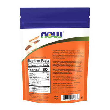 Now Foods Psyllium Husk Powder Dietary Fiber, 24 Oz