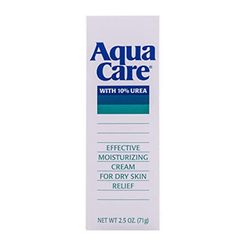 Aqua Care Cream With 10% Urea For Dry Skin, 2.5 oz, 2 Pack