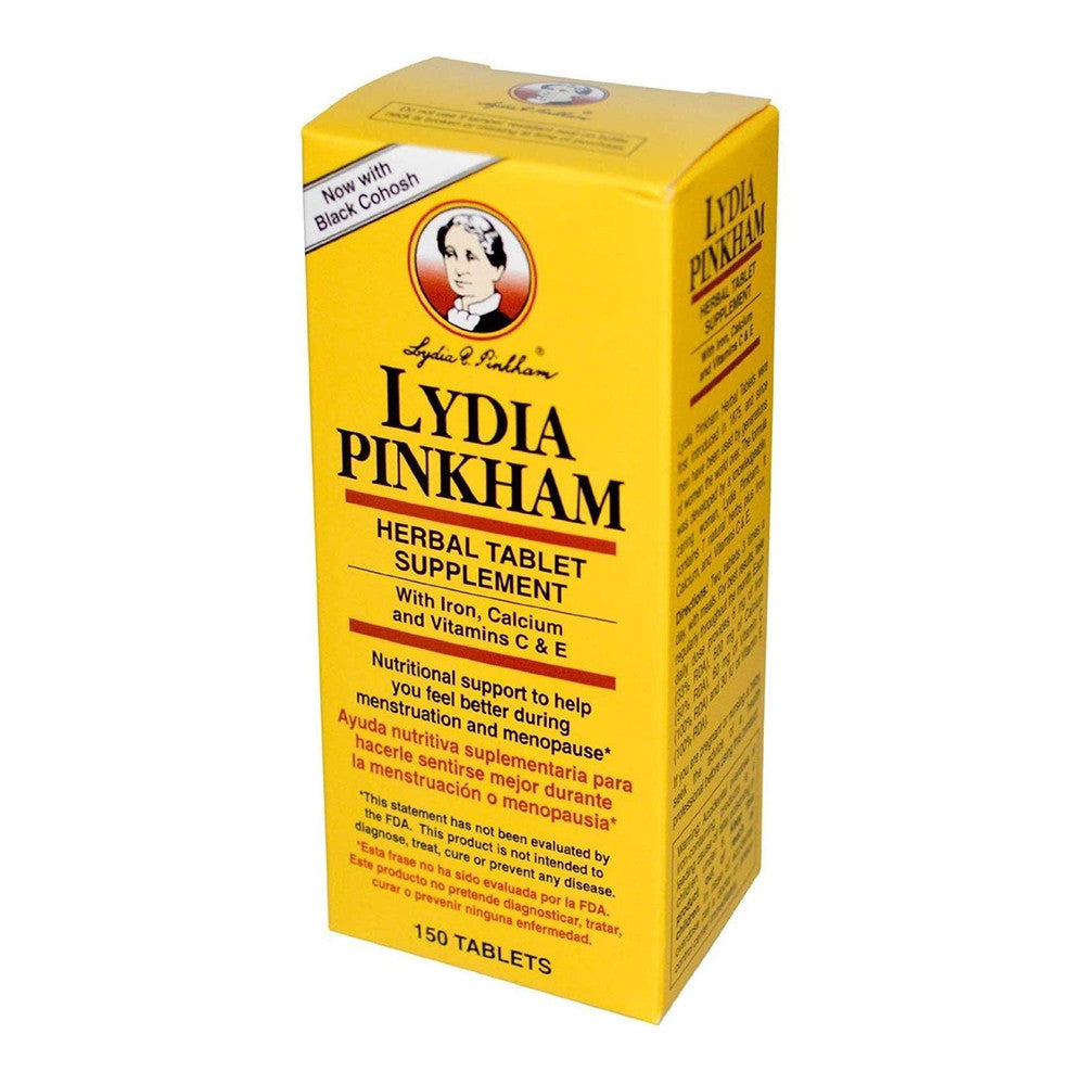 Lydia Pinkham Herbal Tablets To Feel Better During Menstruation And Menopause - 72 Ea