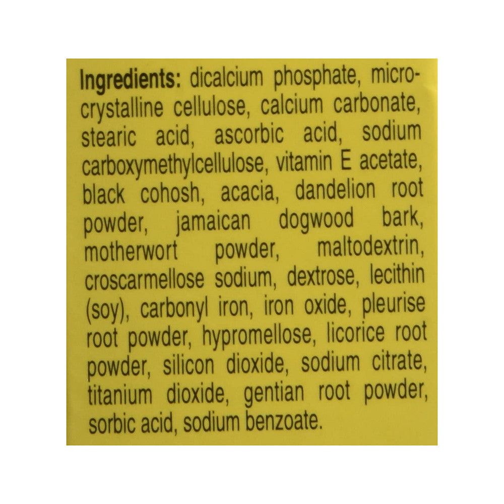 Lydia Pinkham Herbal Tablets To Feel Better During Menstruation And Menopause - 72 Ea