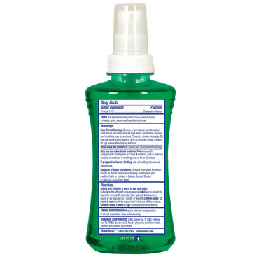 Chloraseptic Sore Throat Spray Menthol, 6 Oz
