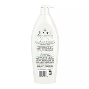 Jergens Hand and Body Lotion, Soothing Aloe Refreshing Body Lotion, for Dry Skin, 21 Oz