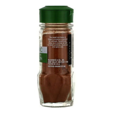 McCormick Gourmet Organic Ground Saigon Cinnamon, 1.25 oz